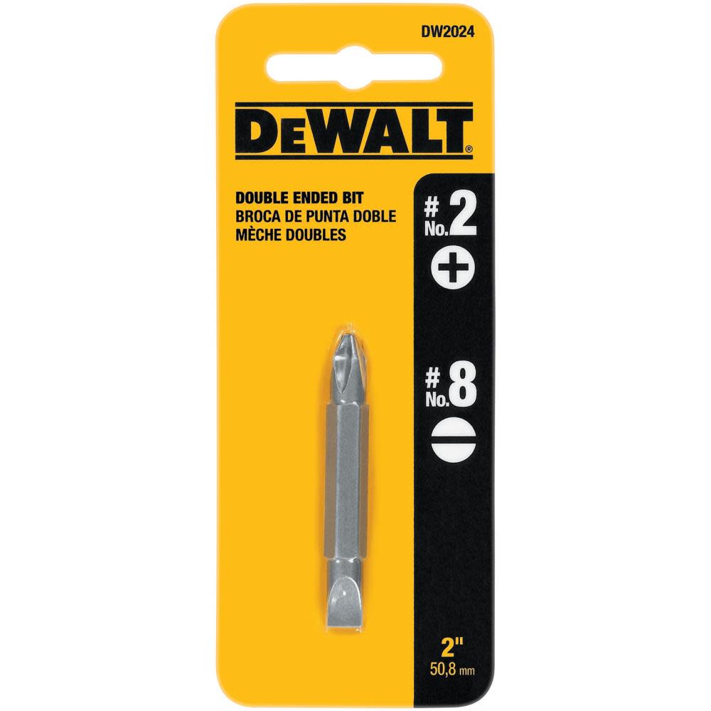 DEWALT #2 Phillips #8 Slotted Double Ended Bit DW2024B from DEWALT - Intensery