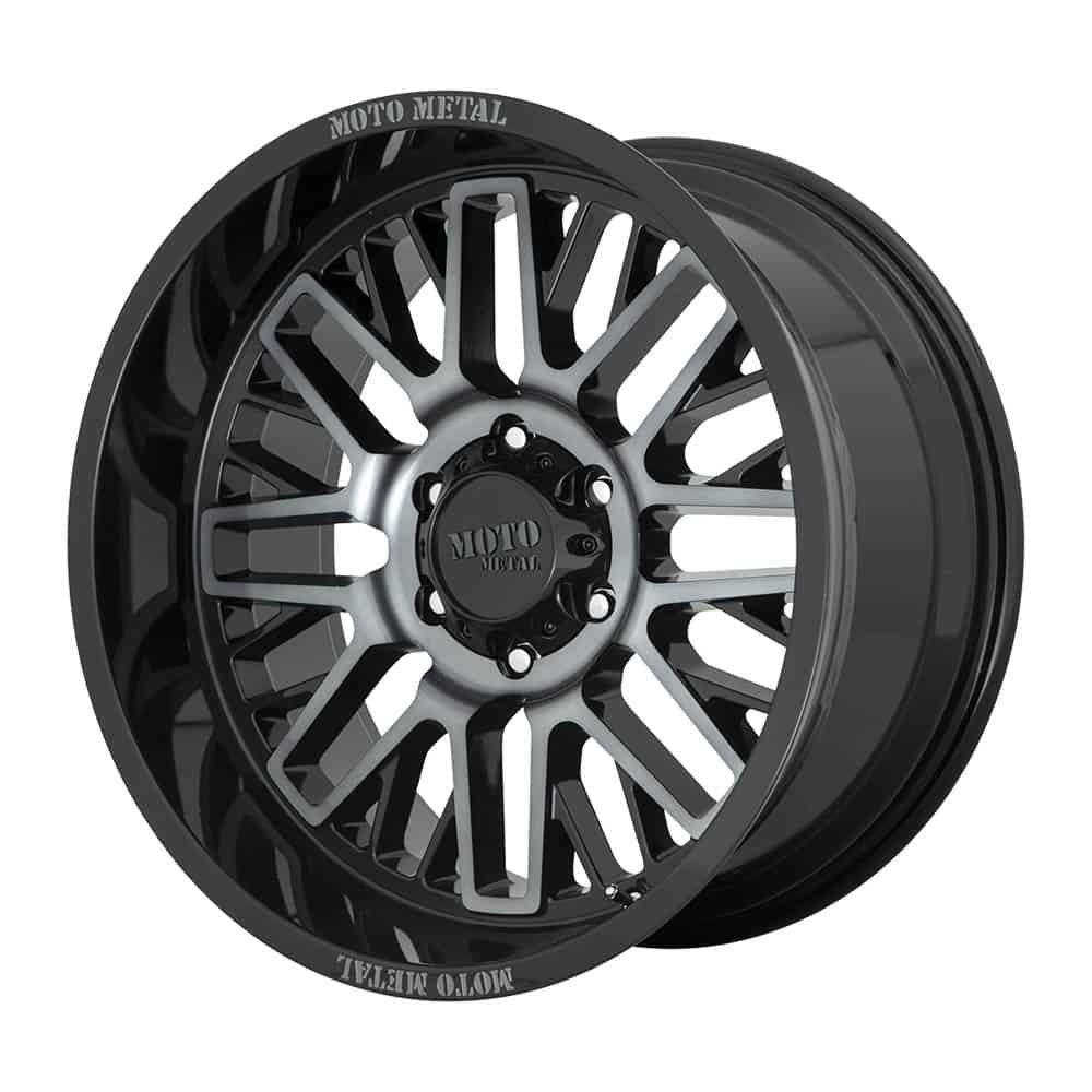 Moto Metal MO802 MO802 20X9 8X6.5 G-BLK MCH GTCC 18MM - Intensery