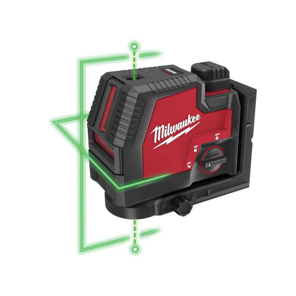 Milwaukee Green Beam Laser Cross Line Plumb Point USB Rechargeable 3522-21 from Milwaukee - Intensery