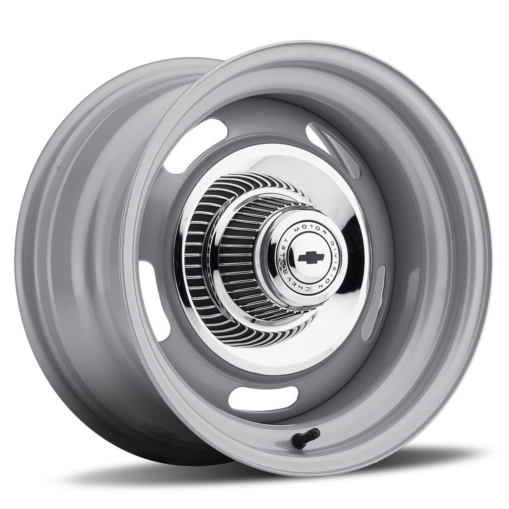 U.S. Wheel 55-5850500 U.S. Wheel 55 Series Silver Rallye Wheels - Intensery