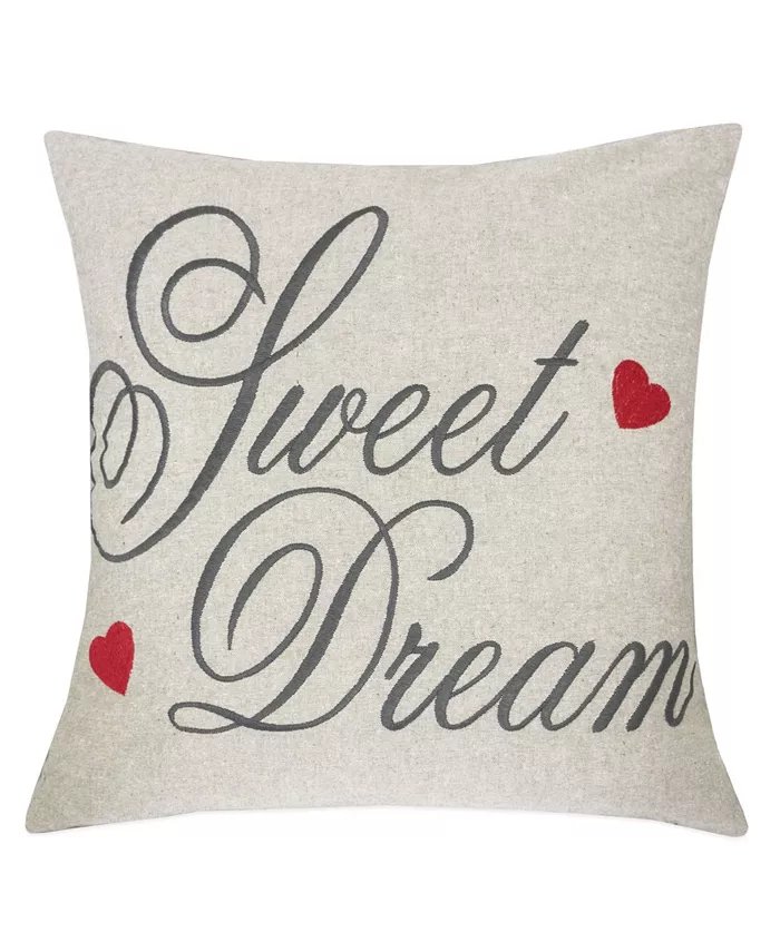 Homey Cozy Tori Embroidered Linen Square Decorative Throw Pillow - Intensery