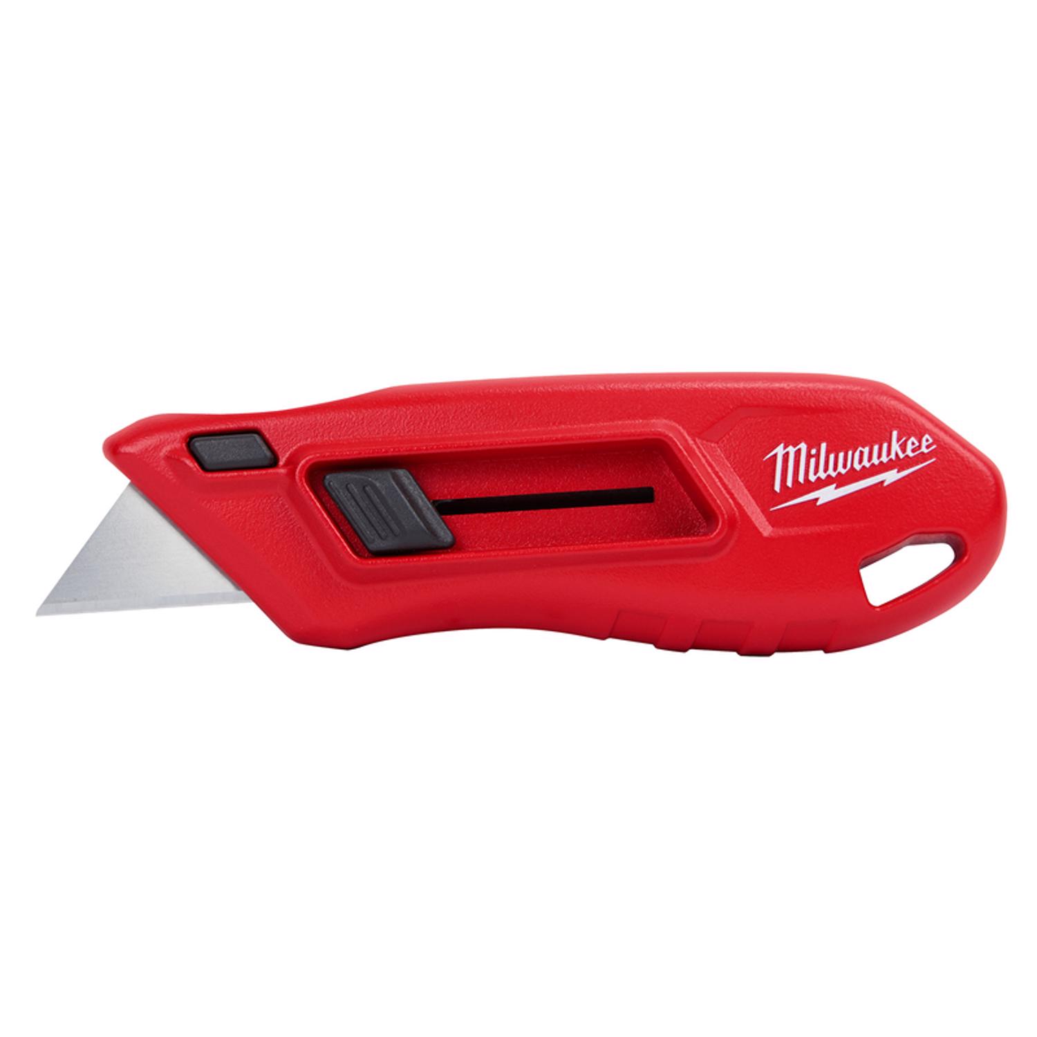 Milwaukee 5 in. Sliding Compact Utility Knife Red - Intensery