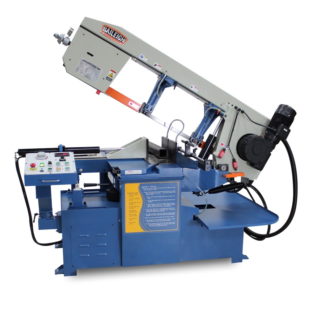 Baileigh BS-20SA-DM Band Saw Semi-Auto Dual Mitering 220V 3 Phase - Intensery