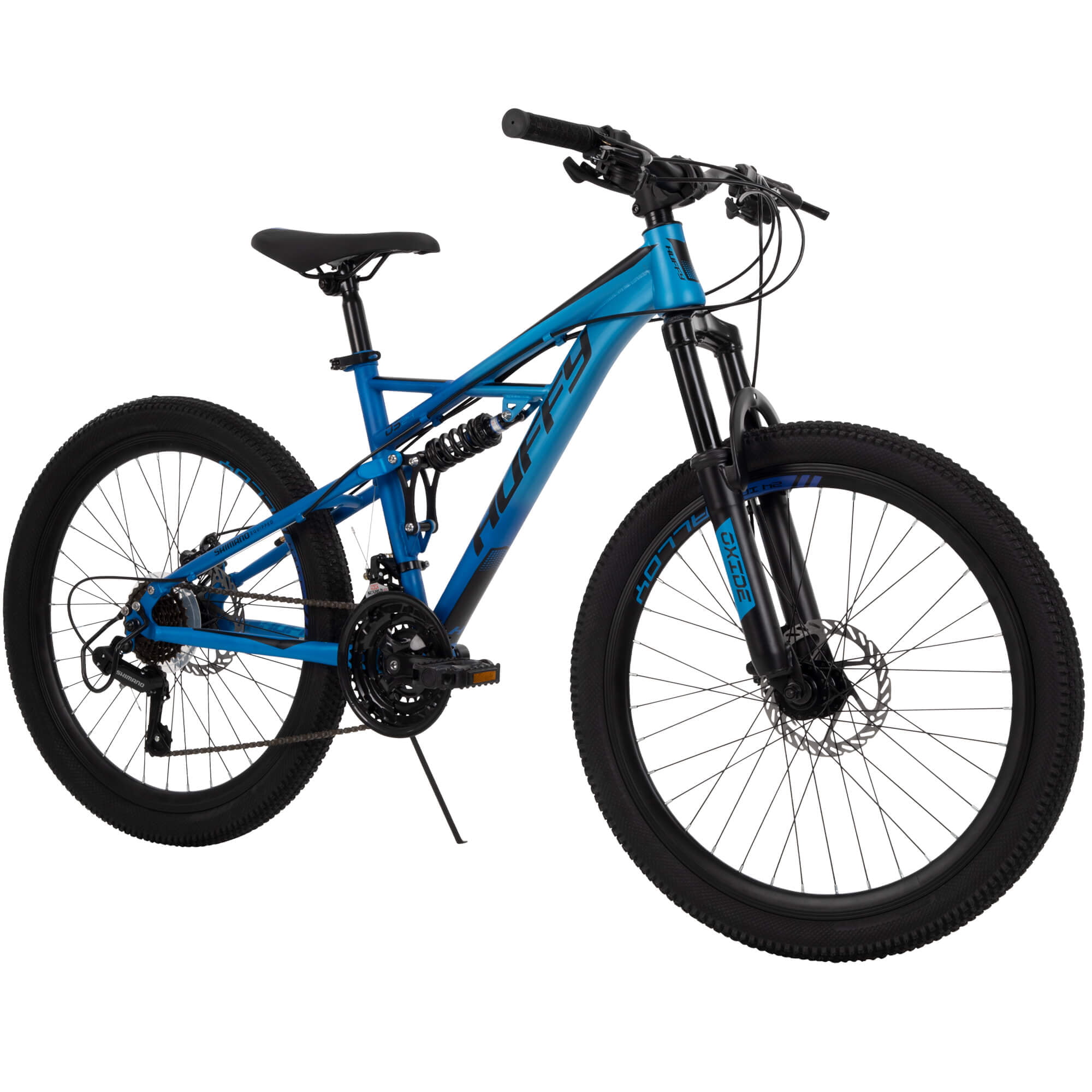 Huffy Oxide 24 Inch Boys Mountain Bike, Blue - Intensery