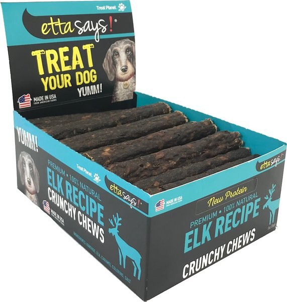 Etta Says! Premium Crunchy Elk Recipe Dog Treats - Intensery