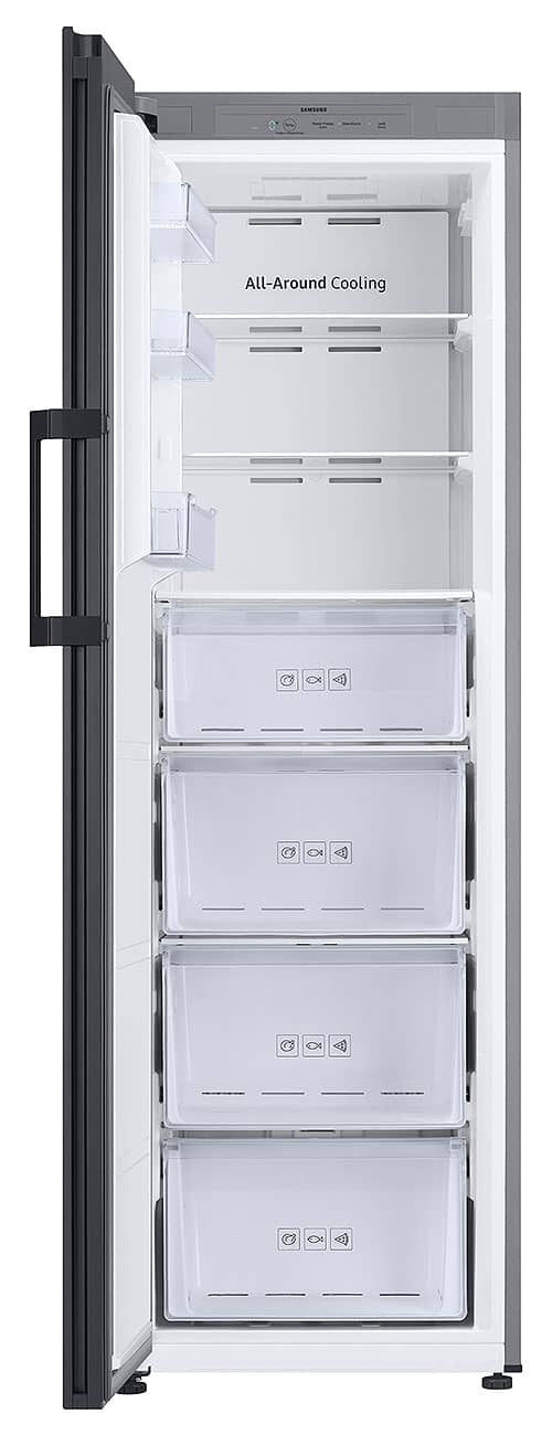 11.4 Cu. Ft. BESPOKE Navy Glass Flex Column Refrigerator With Customizable Colors And Flexible Design - Intensery