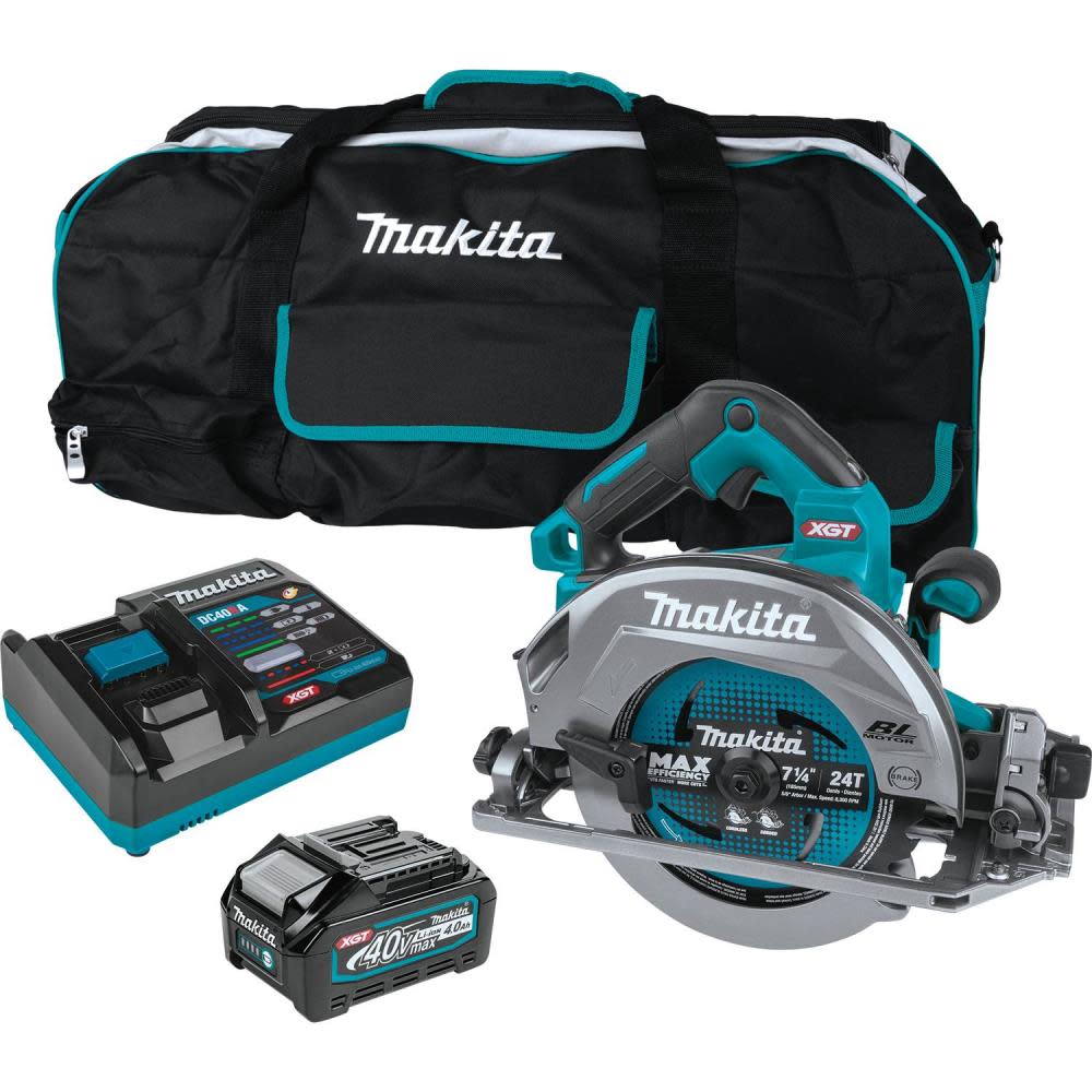 Makita 40V max XGT 7 1/4 Circular Saw Brushless Cordless Kit with Guide Rail Compatible Base - Intensery