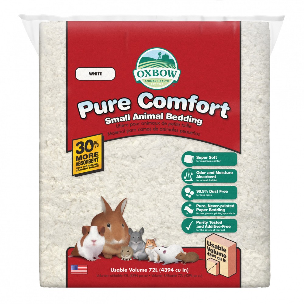 Oxbow Animal Health Pure Comfort White Bedding - 72L - Intensery