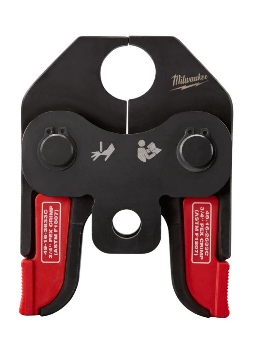 Milwaukee M18 3/4 in. PEX Crimp Jaw for M18 Short Throw Press Tool 49-16-2633C from Milwaukee - Intensery