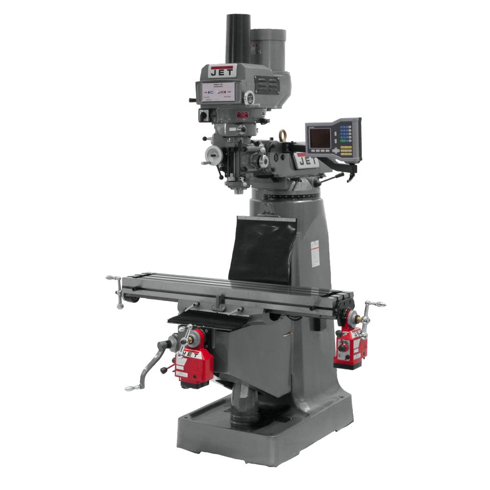JET JTM-4VS-1 with VUE DRO X and Y TPFA Vertical Milling Machine 690422 from JET - Intensery