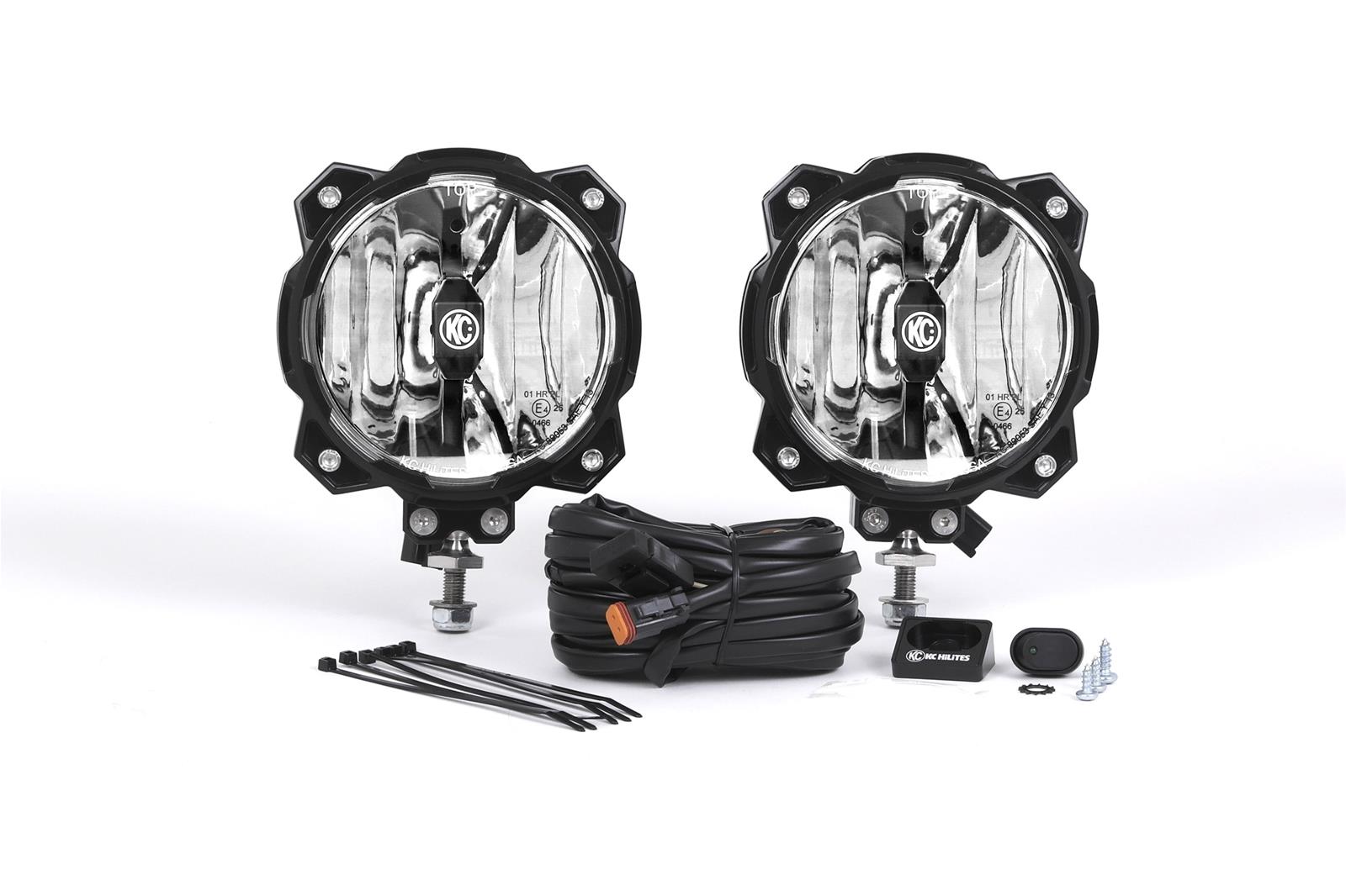 KC HiLiTES 91301 KC HiLiTES Gravity LED Pro6 Single Mount Lights - Intensery