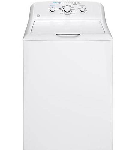 GE 4.2 Cu. Ft. White Top Load Washer With Stainless Steel Basket - Intensery