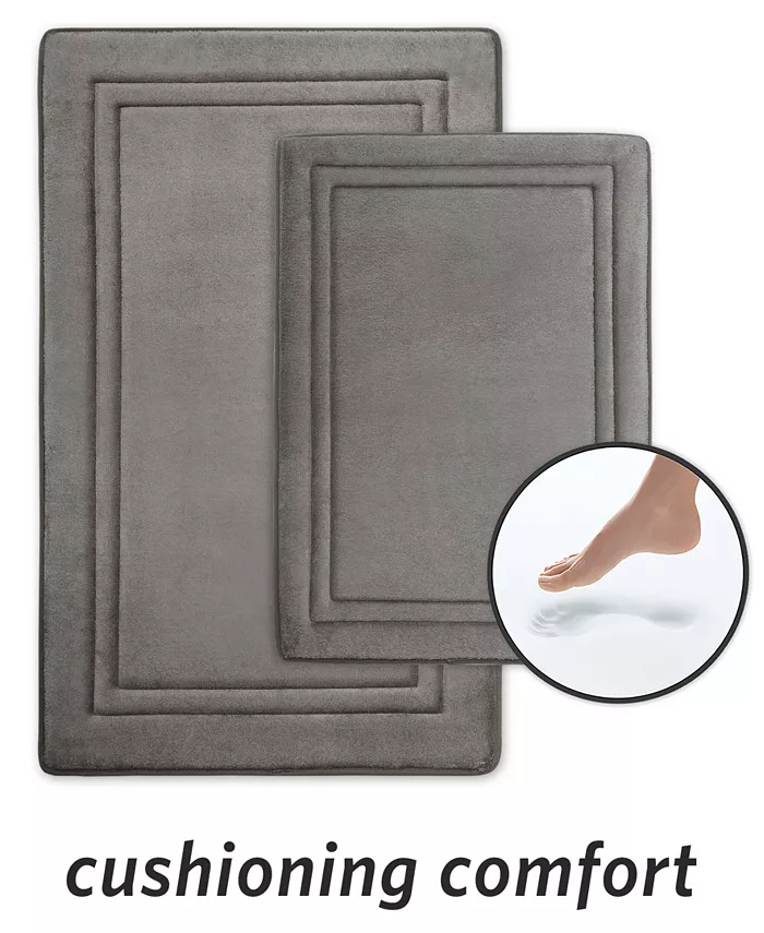 Microdry SpeedDryandreg 2-Pc. Memory Foam Bath Mat Set - Intensery