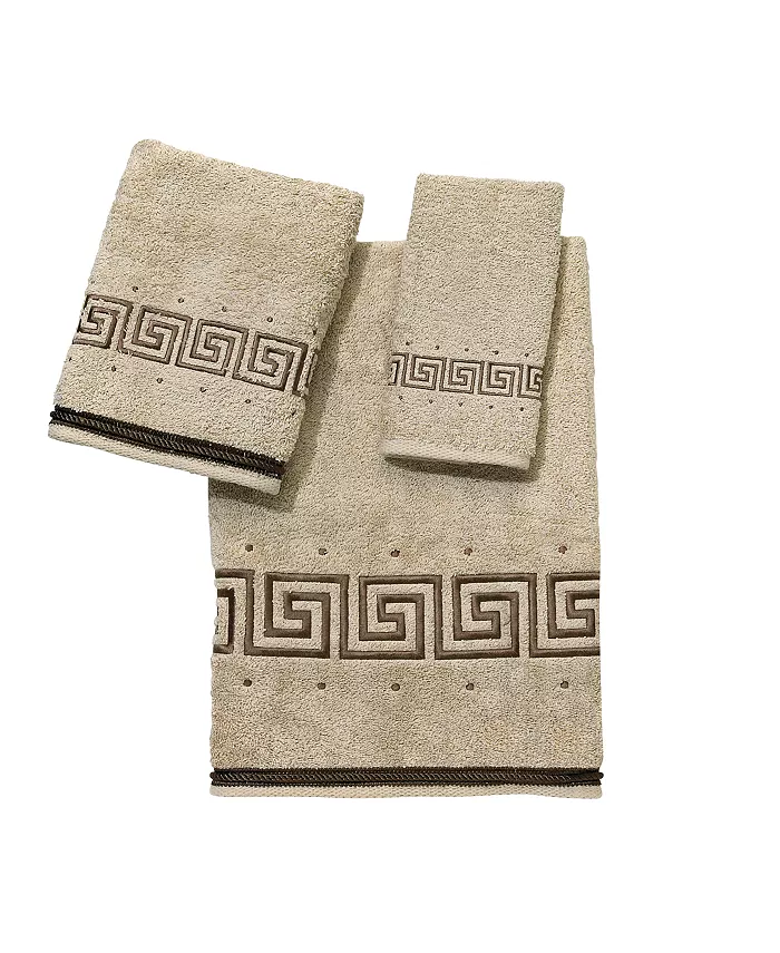 Avanti Pre Athena Embroidered Greek Key Hand Towel - Intensery