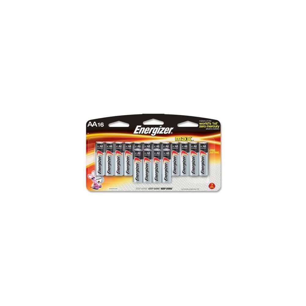 Energizer MAX Alkaline AA Batteries 1.5V 16pk - Intensery