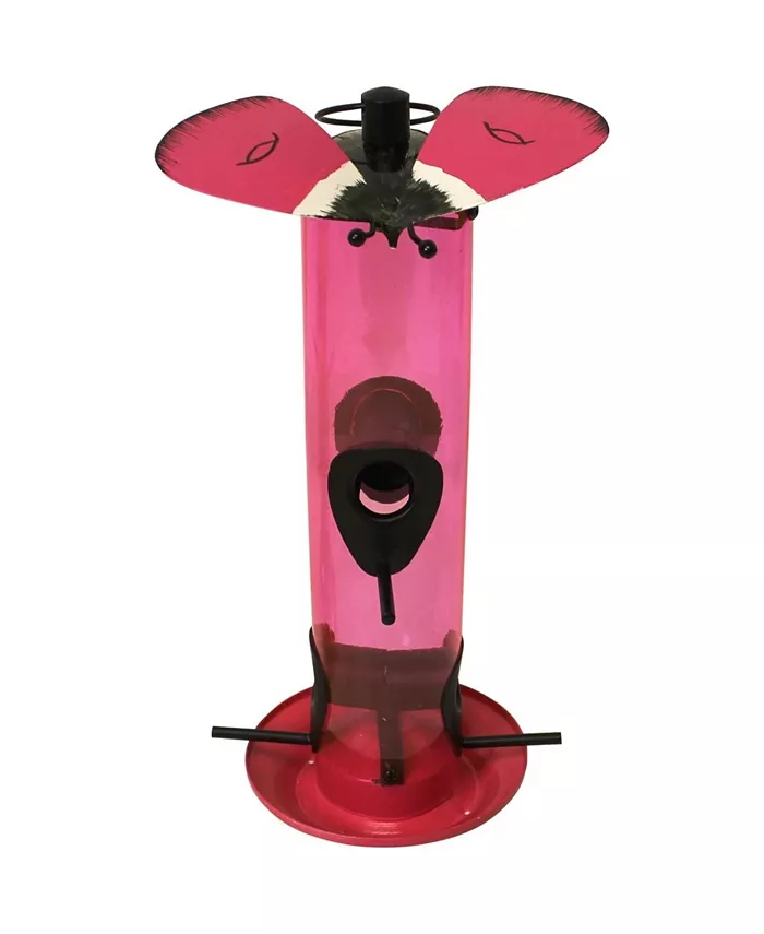 Heath Outdoor Products Pink Gossamer Butterfly Bird Feeder - Intensery