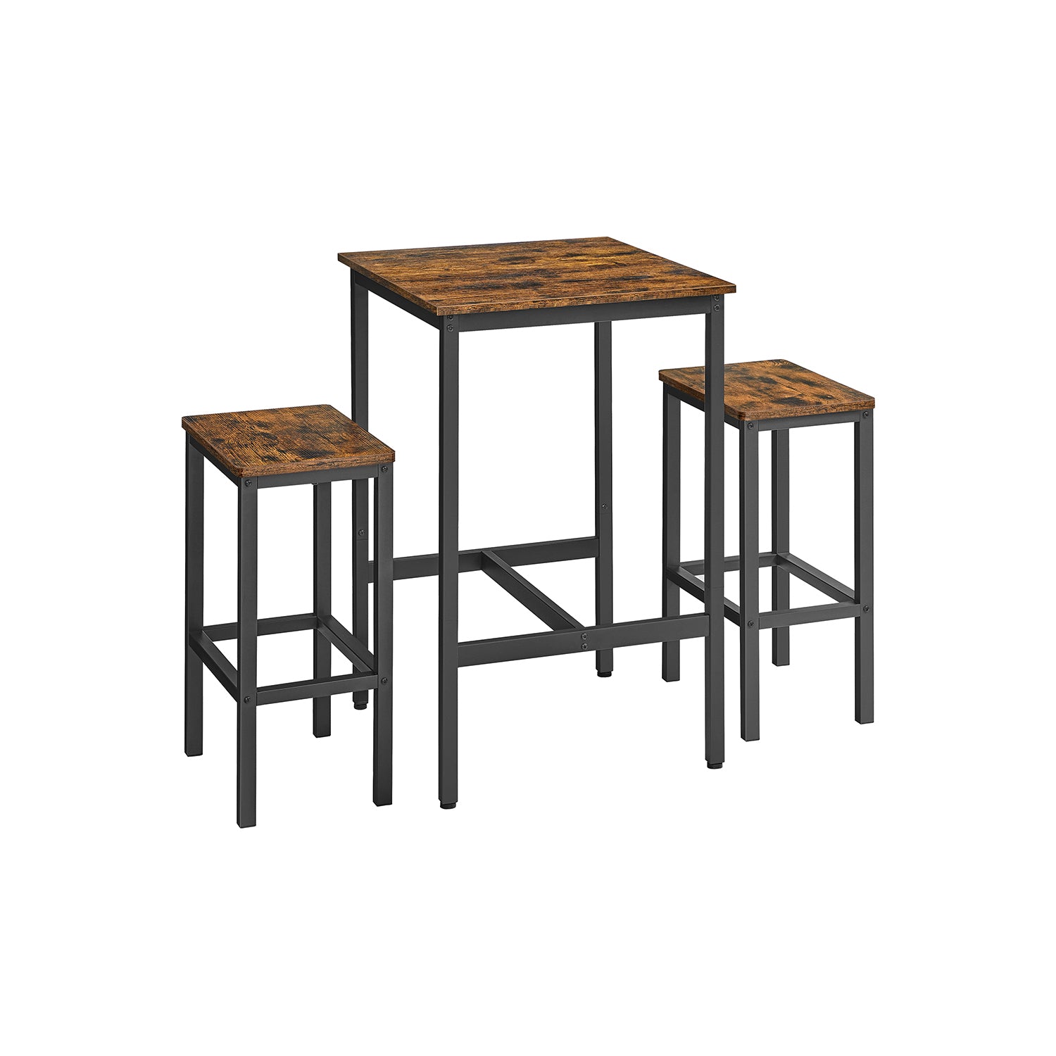 VASAGLE Bar Table and Chairs Set - Intensery