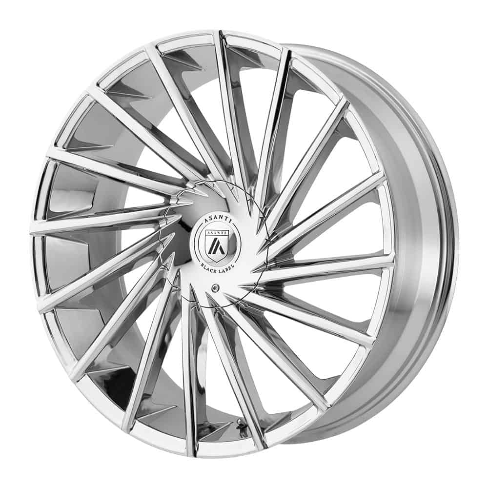 Asanti Black ABL-18 MATAR AB18 28X10 6X135/5.5 CHROME 30MM - Intensery