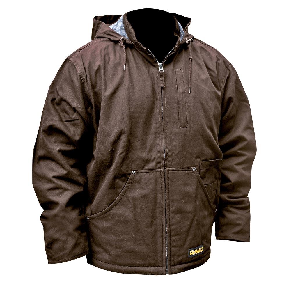 Unisex Heated Heavy Duty Work CoatTobaccoL - Intensery