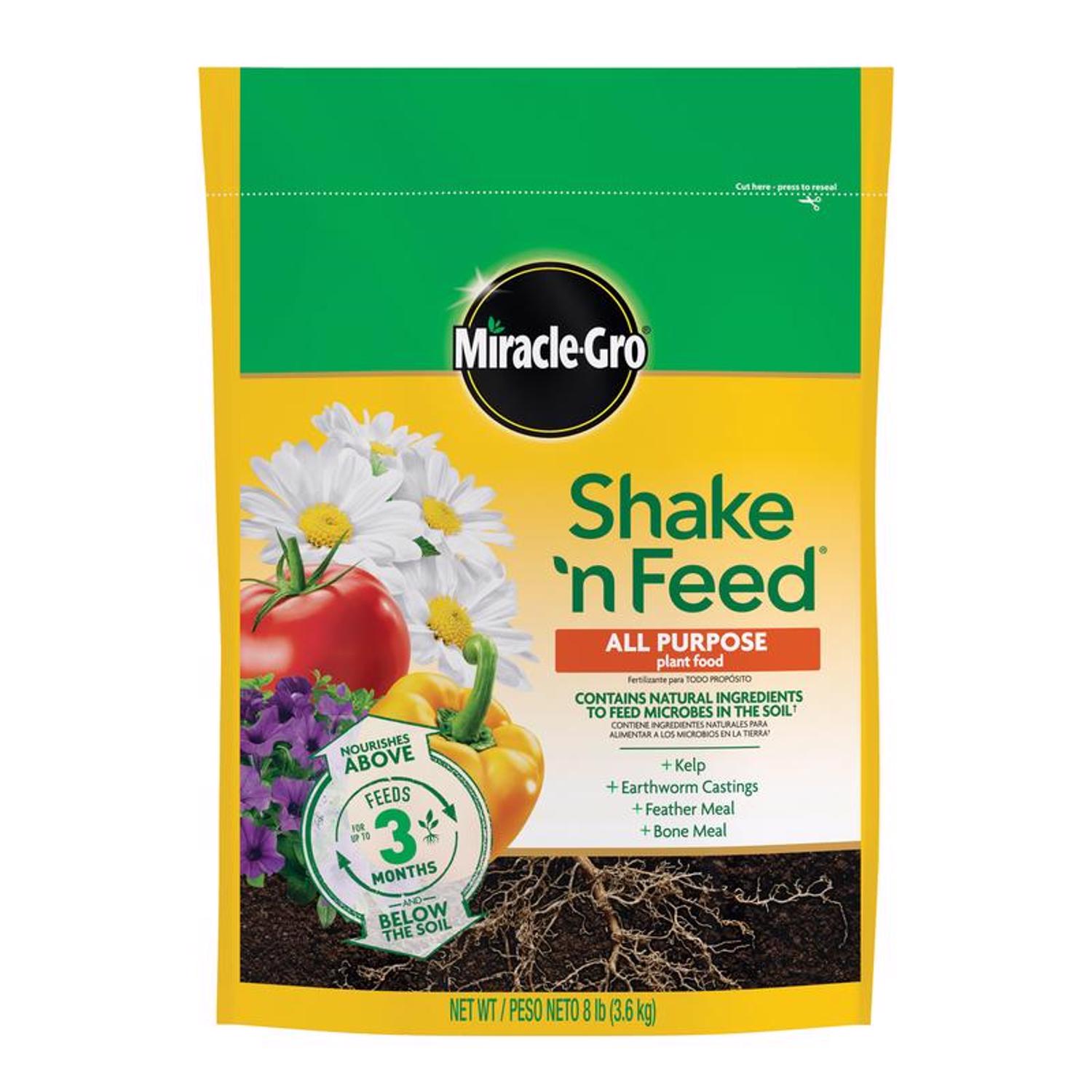 Miracle-Gro Shake \u0027n Feed Granules All Purpose Plant Food 8 lb - Intensery