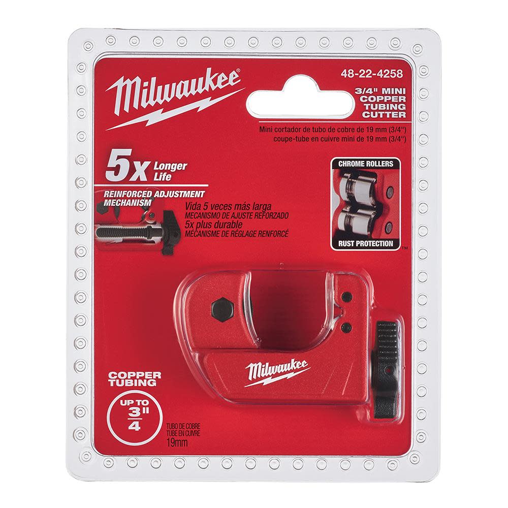 Milwaukee 3/4 in. Mini Copper Tubing Cutter 48-22-4258 from Milwaukee - Intensery