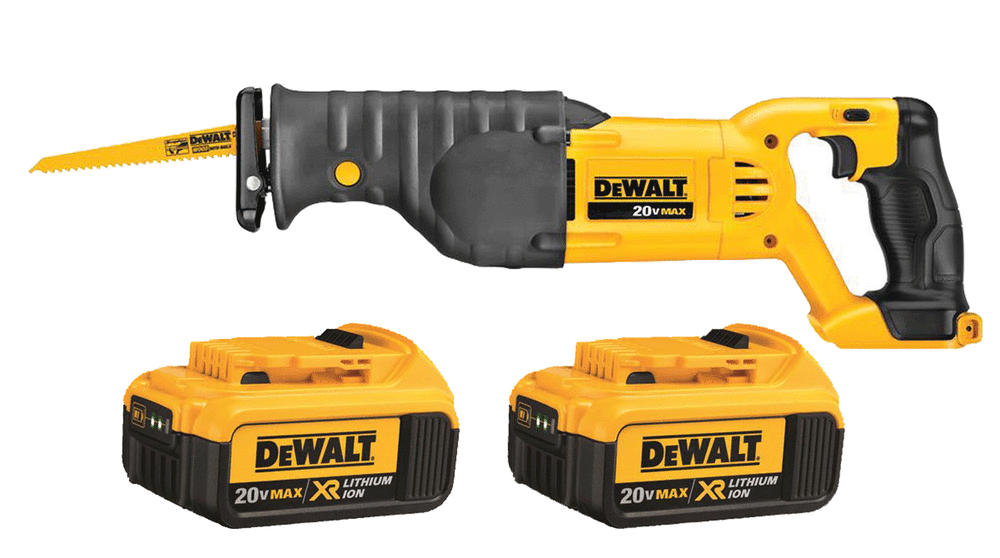 DEWALT 20V Max Reciprocating Saw and 4Ah XR Battery 2pk Bundle DCB204-2-DCS380B from DEWALT - Intensery