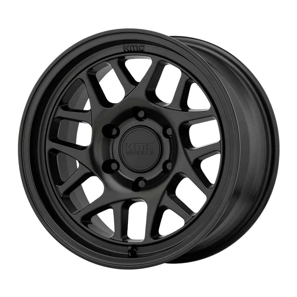 KMC KM717 BULLY OL KM717 17X8.5 6X5.5 S-BLK 18MM - Intensery