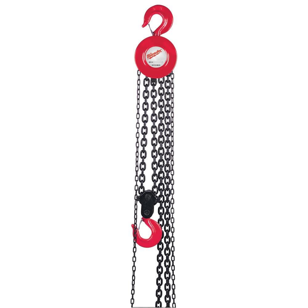 Milwaukee 1 Ton 20ft Hand Hoist 9772-20 from Milwaukee - Intensery