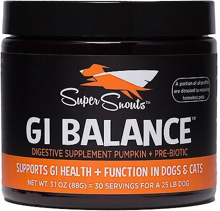 Super Snouts G.I. Balance Digestive Support Dog and Cat Supplement - Intensery