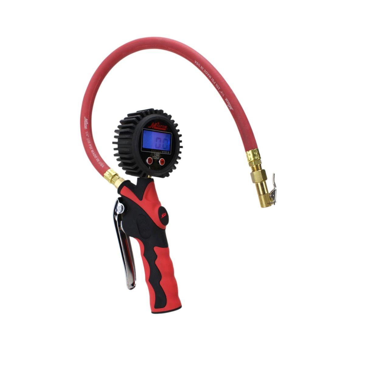 Milton Industries S-568 Milton Heavy-Duty Digital Tire Pressure Gauges with Inflators - Intensery