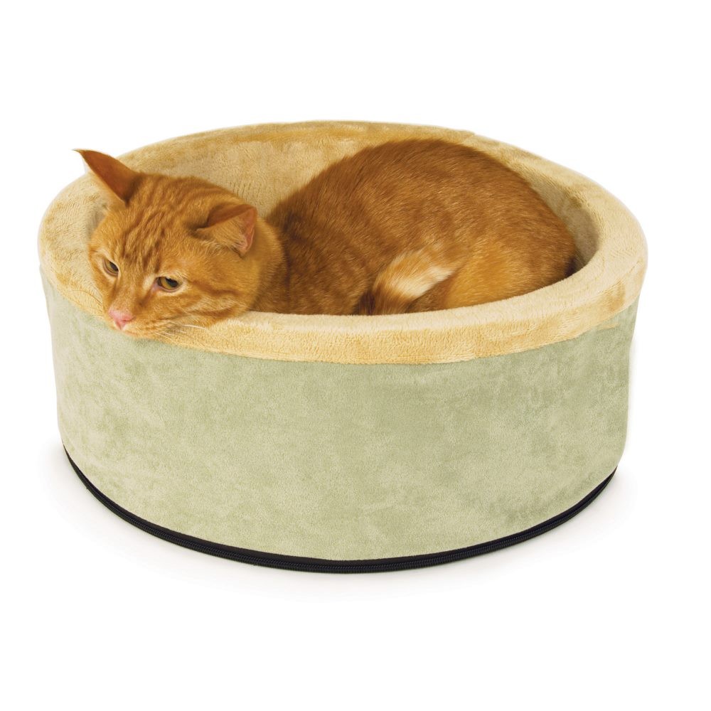 KandH Pet Products Thermo-Kitty Bed Large Sage 20