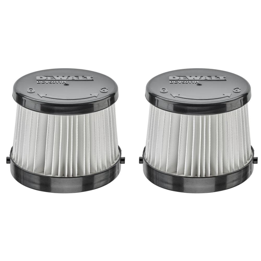 DEWALT HEPA Filter for DCV501HB 20V Hand Vacuum 2pk DCV5011H from DEWALT - Intensery
