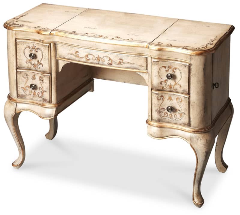 Butler Specialty Company Charlotte Gilted Cream Vanity - Intensery