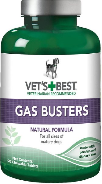 Vet's Best Gas Busters Chewable Tablets Digestive Supplement for Dogs - Intensery