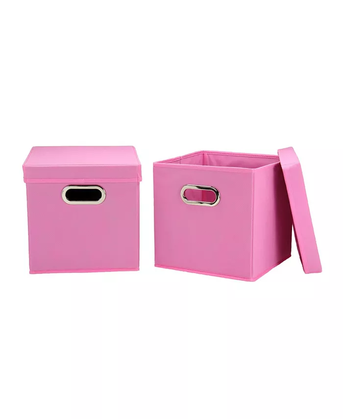 Household Essentials Household Essential Storage Bins with Lids， Set of 2 - Intensery
