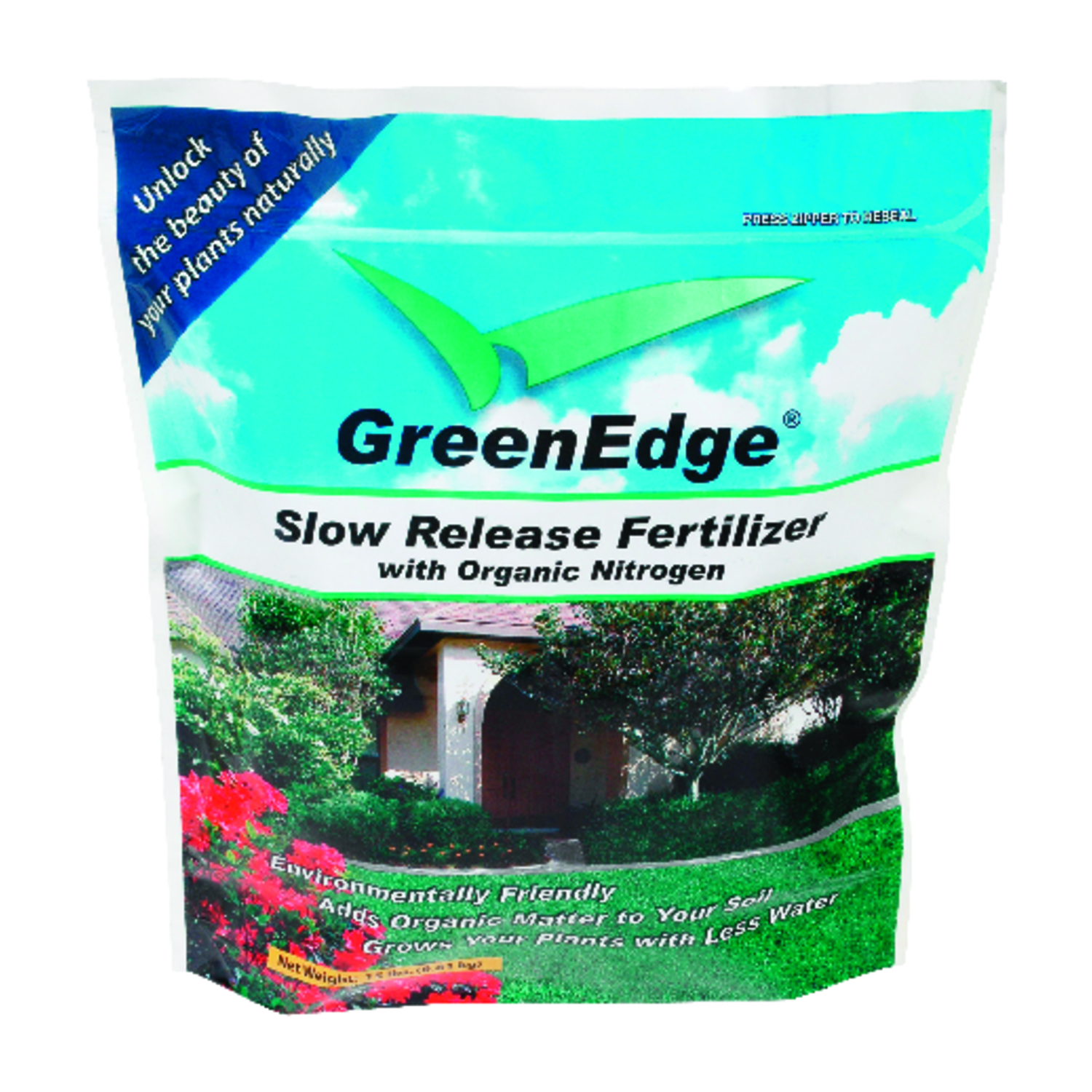 GreenEdge Fertilizer Slow-Release Nitrogen Lawn \u0026 Garden Fertilizer For All Grasses 1000 sq ft - Intensery