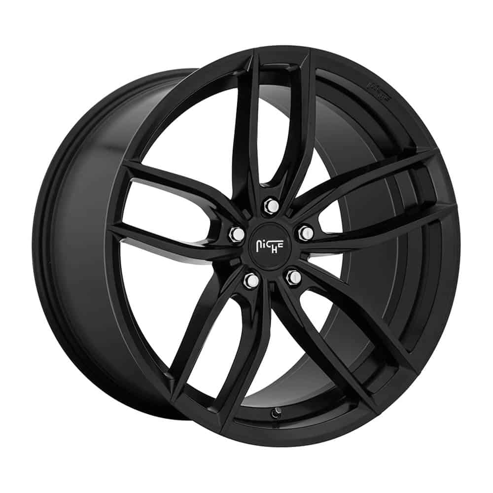 Niche 1PC M203 VOSSO M203 17X8 5X100 MT-BLK 40MM - Intensery