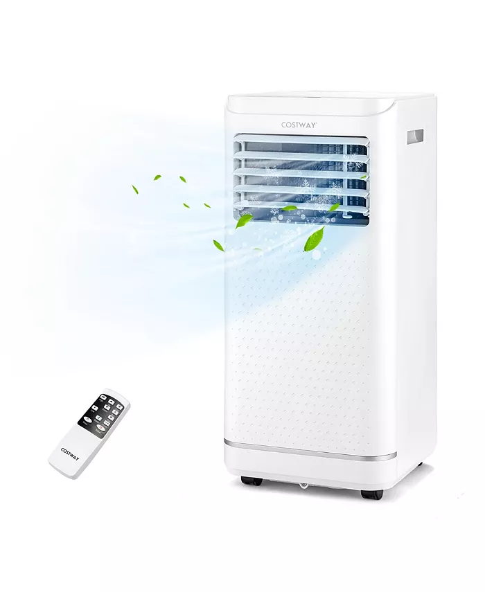 Costway 10000 BTU Portable Air Conditioner with Dehumidifier Fan Mode， up to 350 Sq.Ft - Intensery