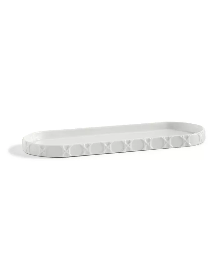 Cassadecor Embossed Porcelain Tray - Intensery