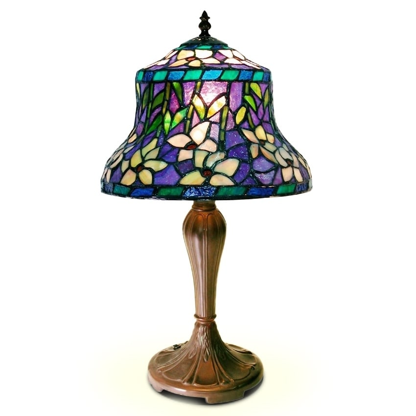 Tiffany-style Blue Table Lamp - Intensery