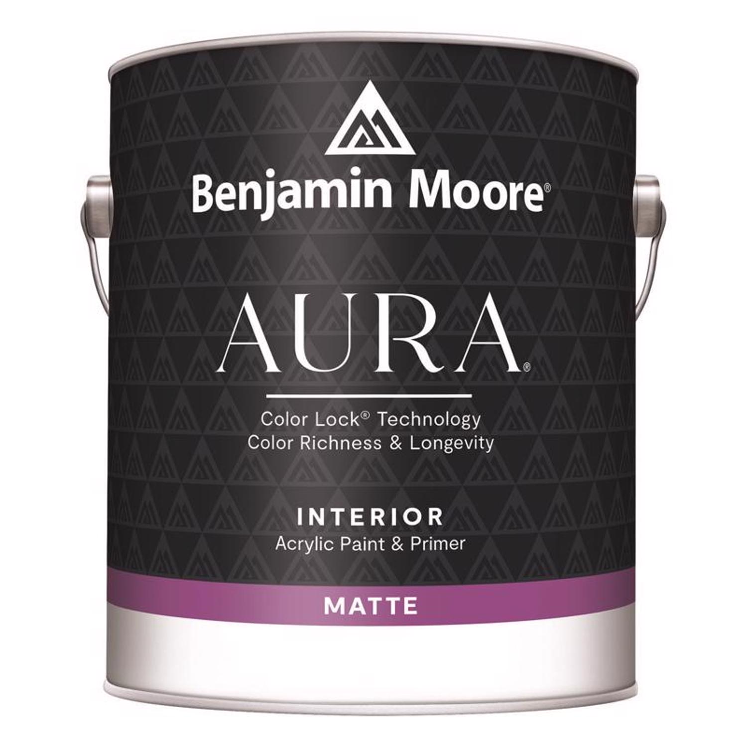 Benjamin Moore Aura Matte Base 1 Paint and Primer Interior 1 gal - Intensery