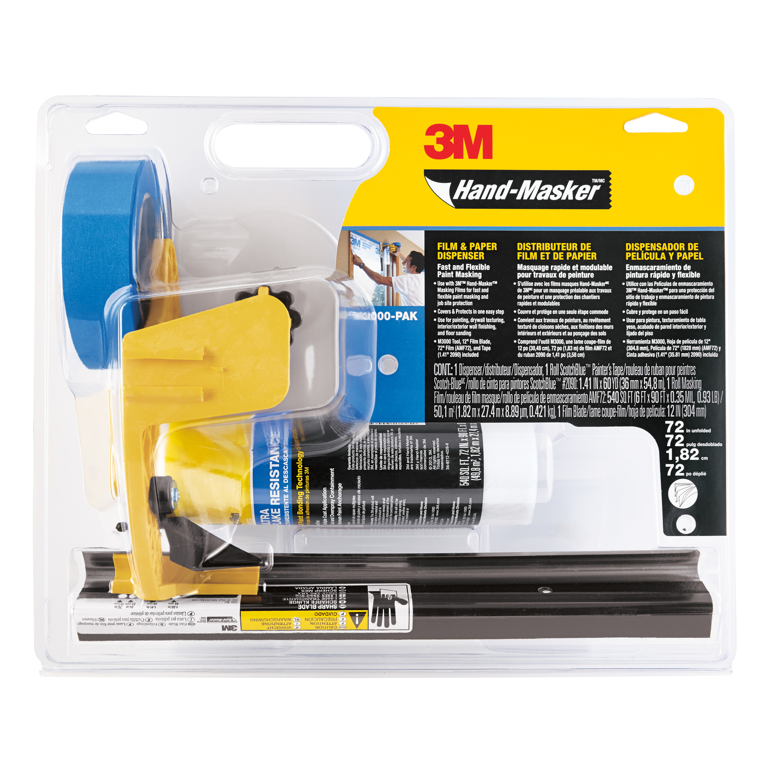 3M Hand-Masker Stainless Steel Masking Film Kit - Intensery