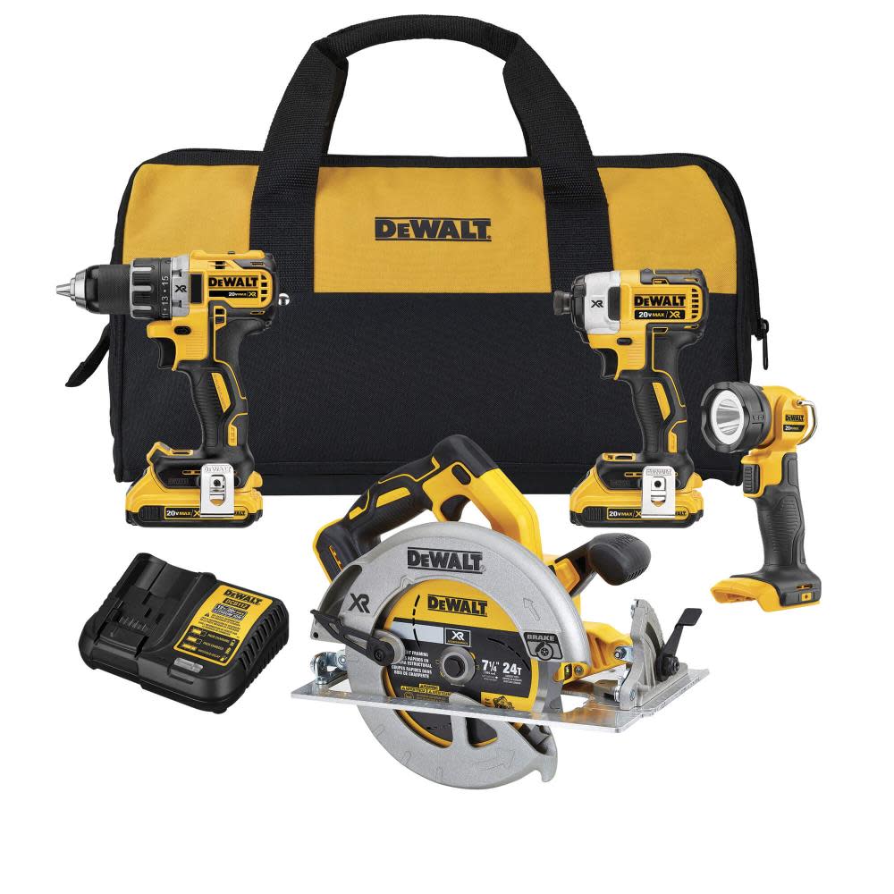 20V MAX XR® Compact 4-Tool Combo Kit - Intensery