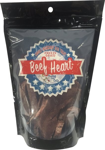 Chasing Our Tails Single Ingredient Beef Heart Freeze-Dried Dog Treats - Intensery