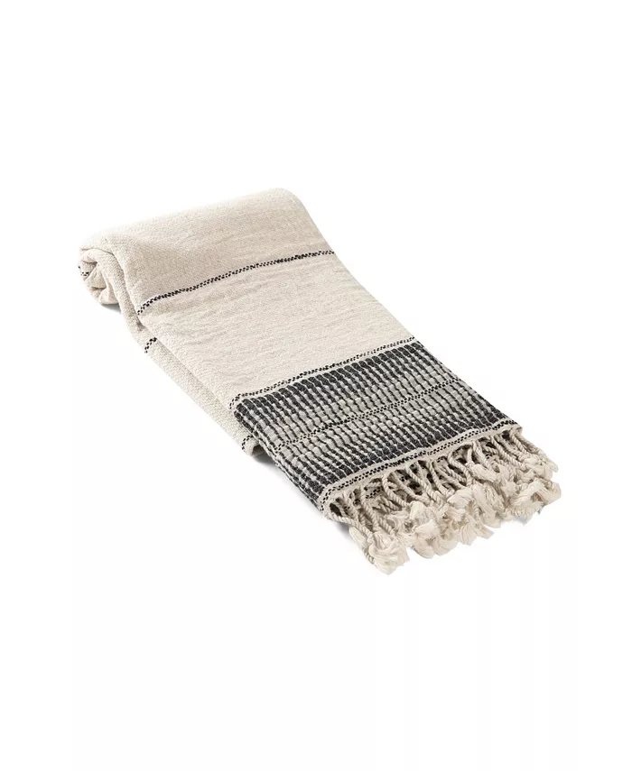 Olive and Linen Amber Towel or Throw - Intensery