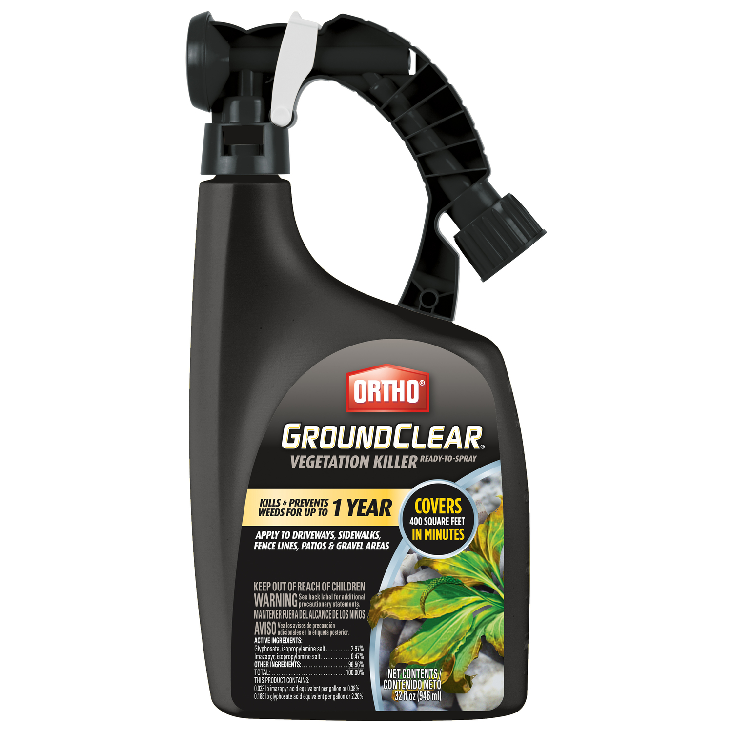 Ortho GroundClear Vegetation Killer RTU Liquid 32 oz - Intensery