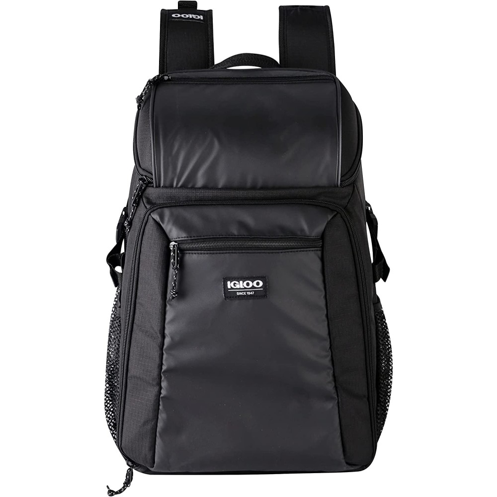 Igloo Backpack Outdoorsman Cooler Black Gizmo 30 Can - Intensery