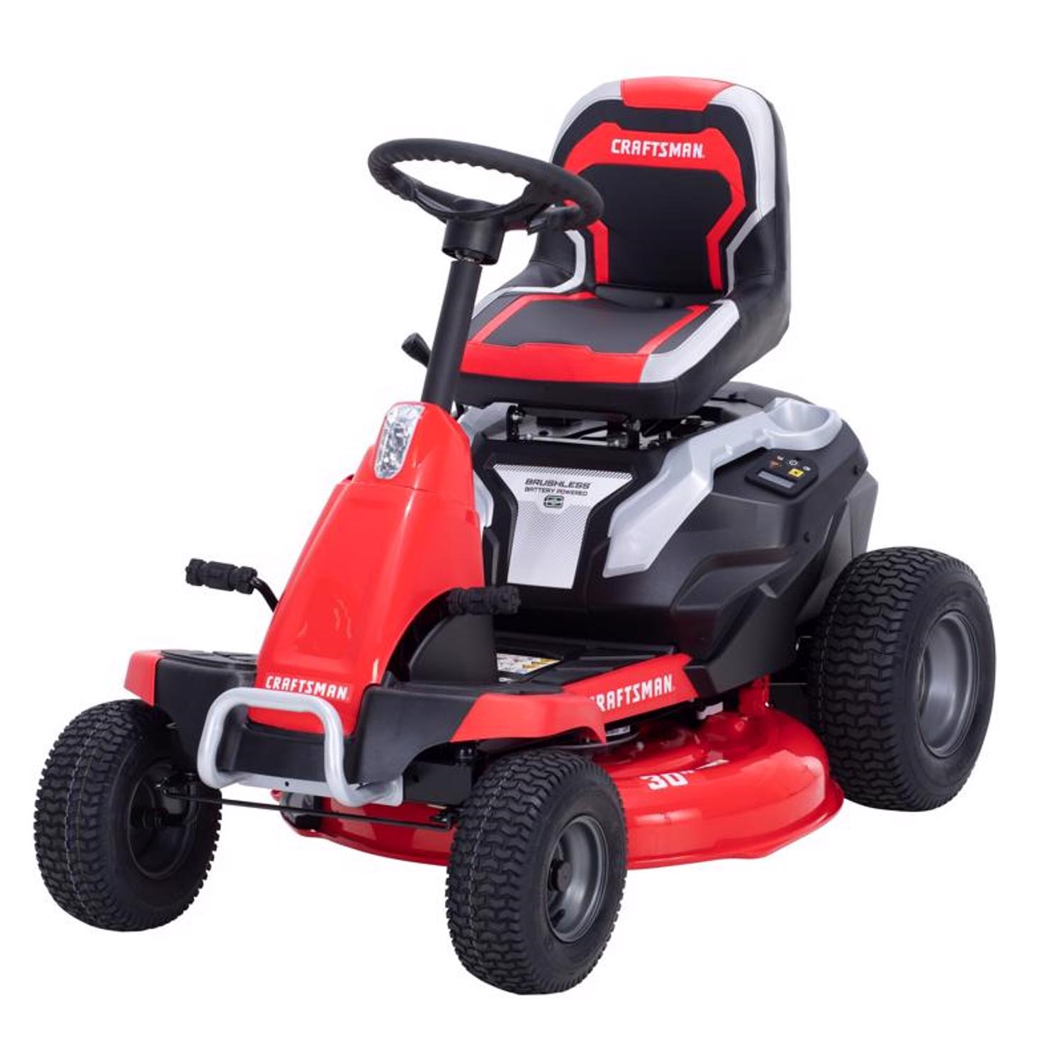 Craftsman CMCRM233301 30 in. Electric 56 V Battery Riding Mower Kit (Battery \u0026 Charger) - Intensery
