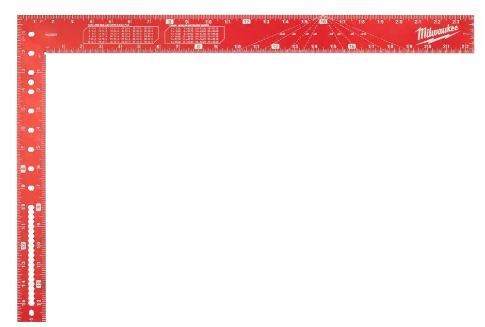 Milwaukee 400mm x 600mm Framing Square MLSQ124 from Milwaukee - Intensery