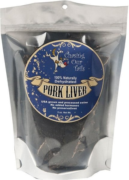 Chasing Our Tails Dehydrated Pork Liver Dog Treats - Intensery